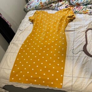 Old navy yellow sheath dress